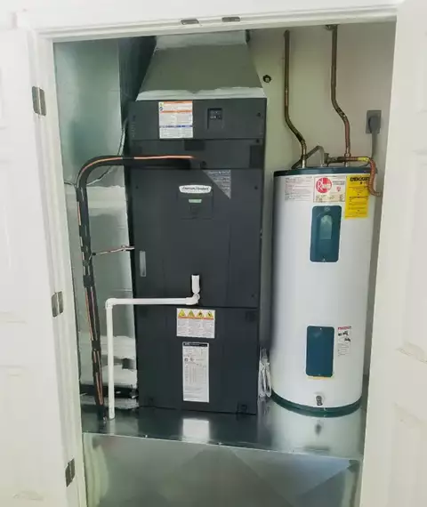 Jim's Old Fashion Service installed this American Standard air handler for a customer.