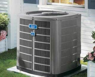 An American Standard A/C Unit installed